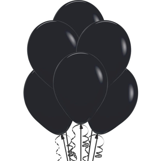 Black Balloons 30cm (Pack of 18)