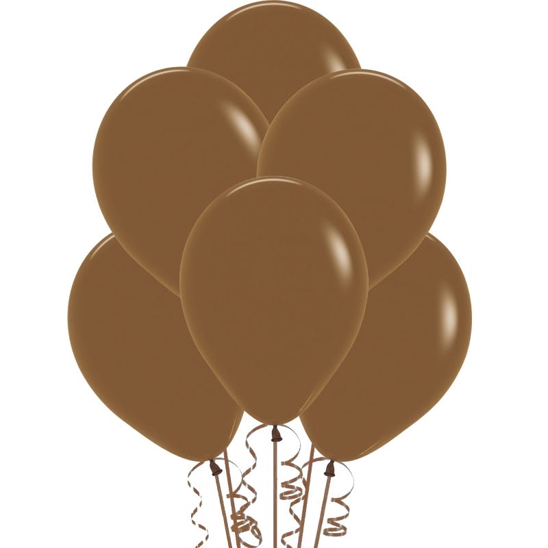 Coffee Balloons 30cm (Pack of 18)