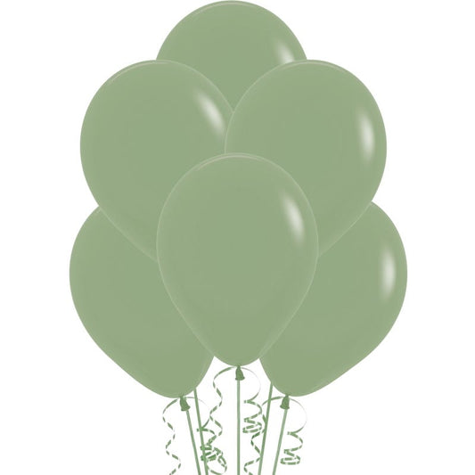 Eucalyptus Green Balloons 30cm Round (Pack of 18)