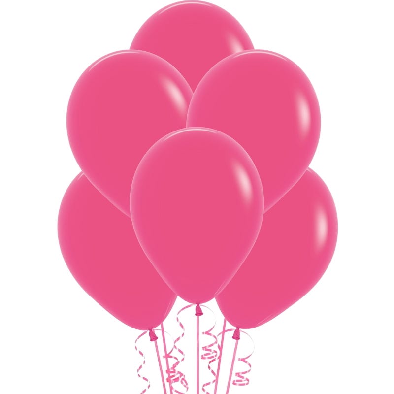 Hot Pink Balloons 30cm (Pack of 18)