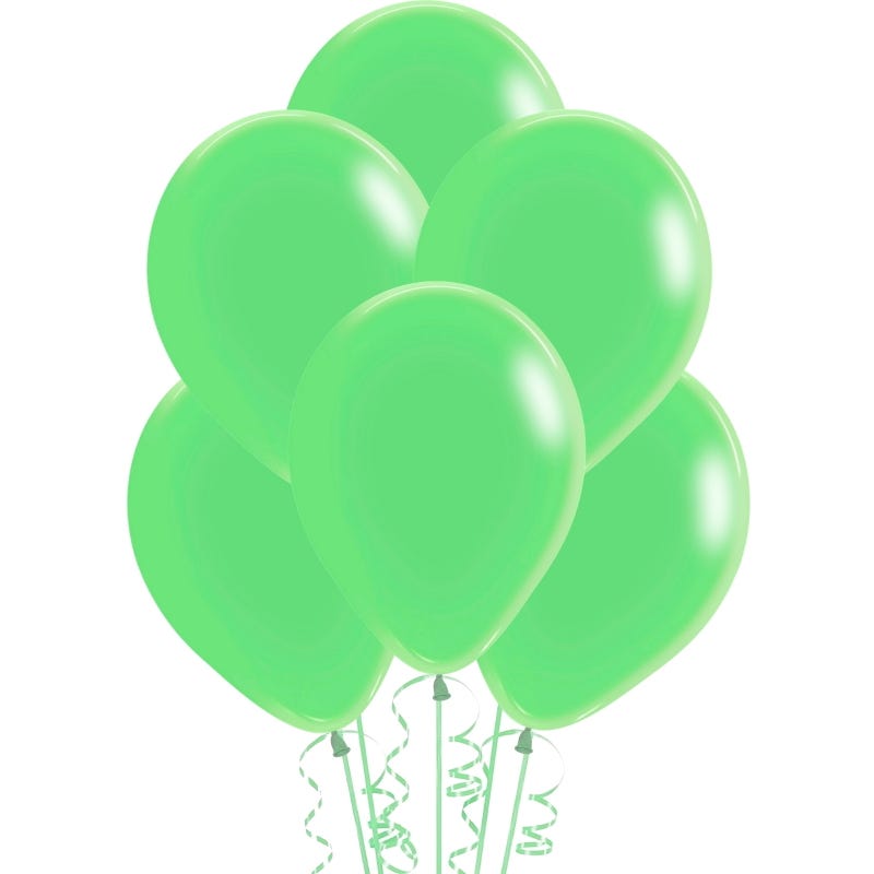 Apple Green Balloons 30cm (Pack of 18)