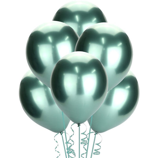 Chrome Green Balloons 30cm (Pack of 50)