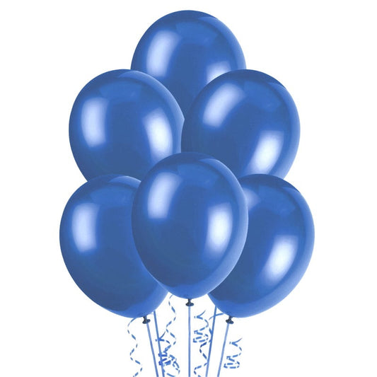 Blue Latex Balloons 30cm Round (Pack of 50)