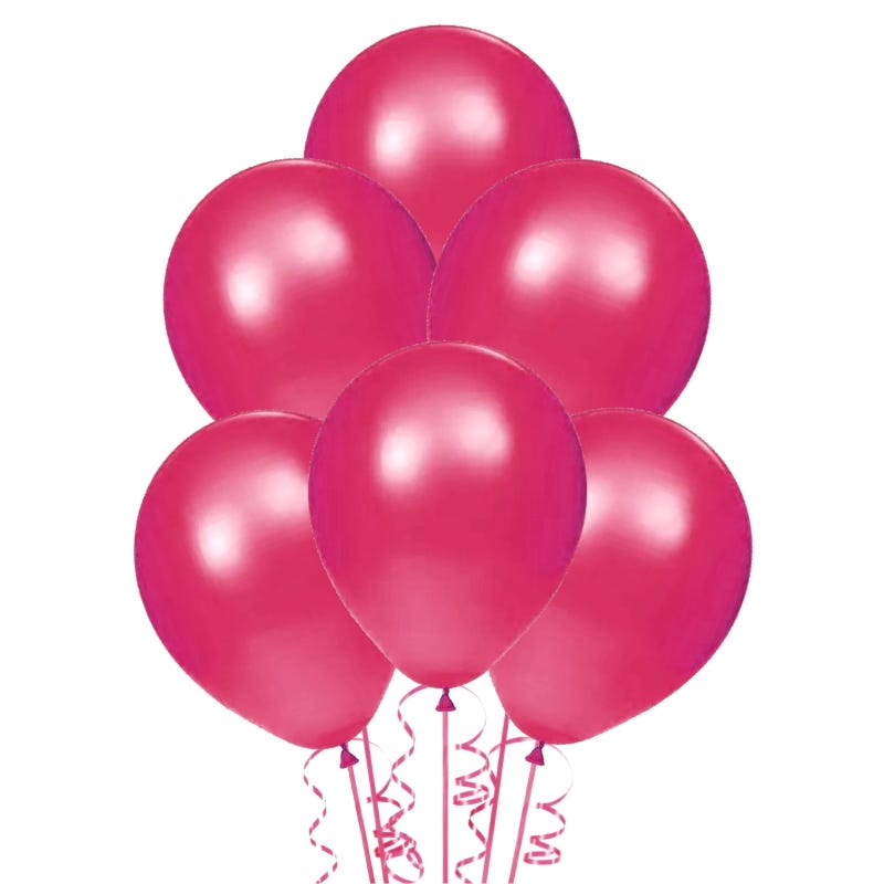 Hot Pink Party Balloons 30cm (Pack of 25)