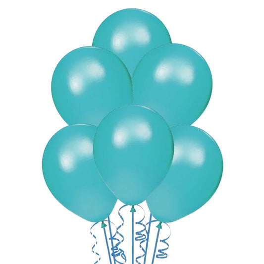 Teal Party Balloons 30cm (Pack of 25)