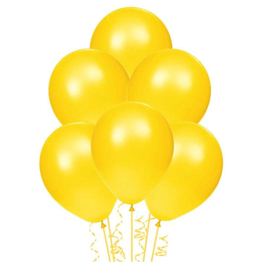 Yellow Party Balloons 30cm (Pack of 25)