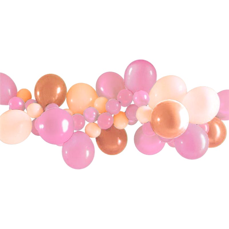 Pink, Peach & Coral 5m Balloon Garland Kit