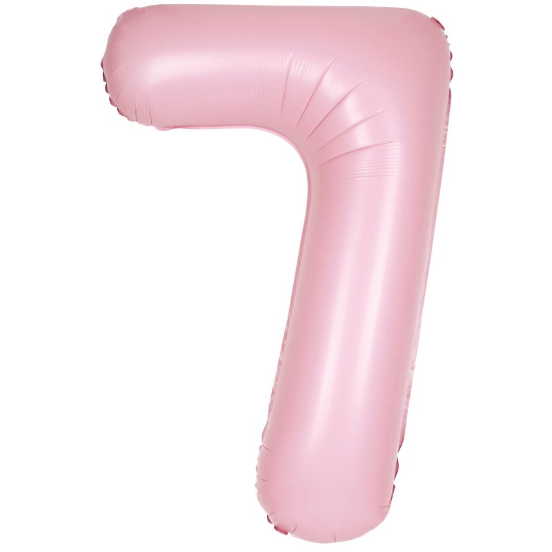 Pastel Matte Pink Foil 7 Balloon 86cm