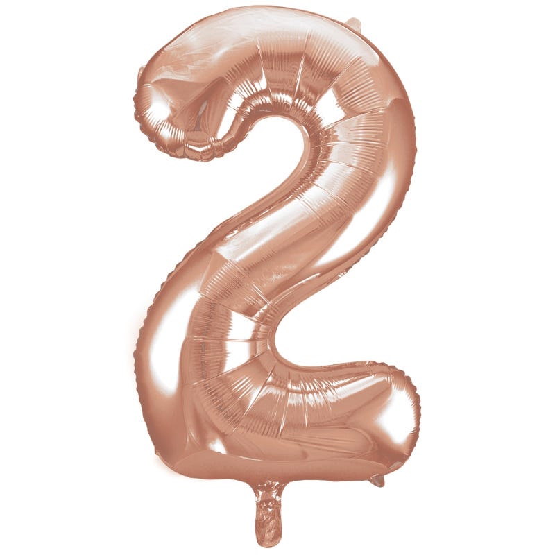 Rose Gold Foil 2 Balloon 86cm