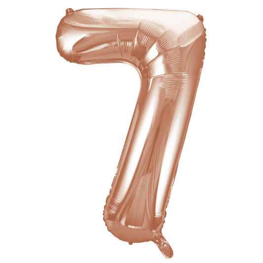 Rose Gold Foil 7 Balloon 86cm