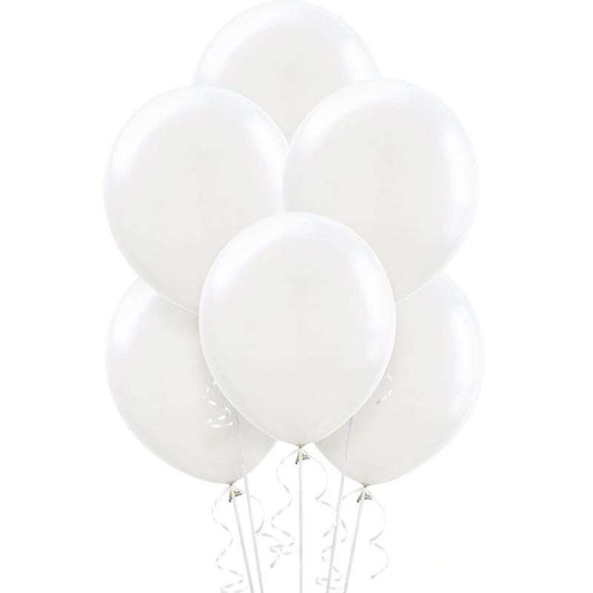 White Balloons 30cm Round (Pack of 25)