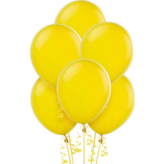 Yellow Balloons 30cm Round (Pack of 100)