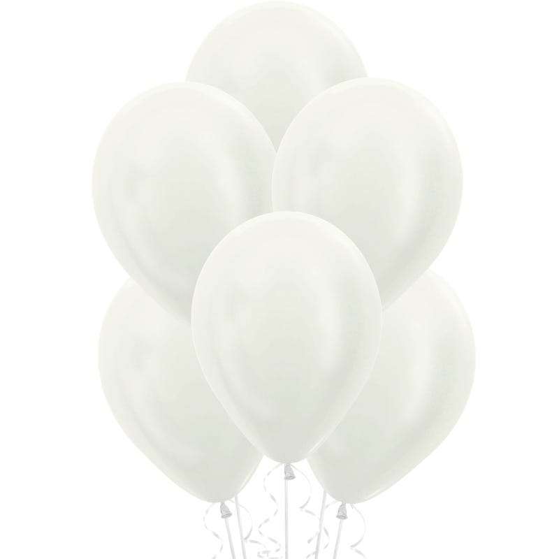 White Pearl Balloons 30cm (Pack of 100)