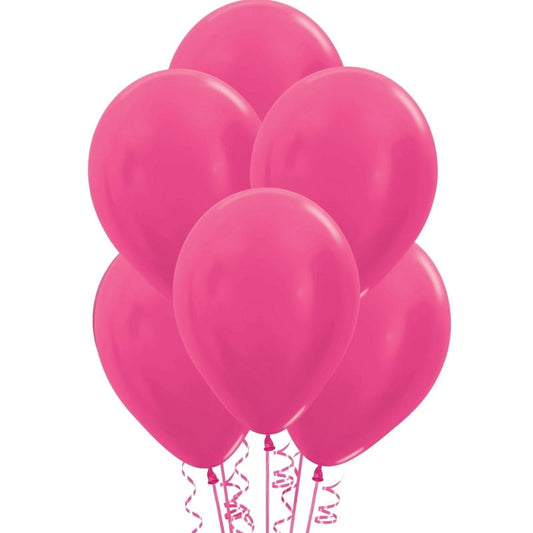 Metallic Pink Balloons 30cm Round (Pack of 25)