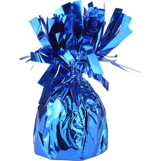 Metallic Royal Blue Foil Balloon Weight 11cm