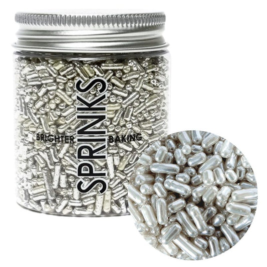 Sprinks Metallic Silver Jimmies (85g)