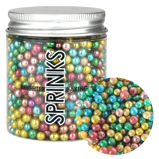 Sprinks Mixed Metallic Cachous 4mm (85g)