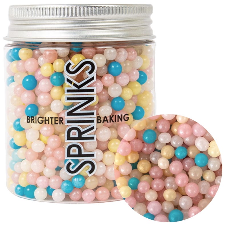 Sprinks Mixed Pearlised Cachous 4mm (85g)