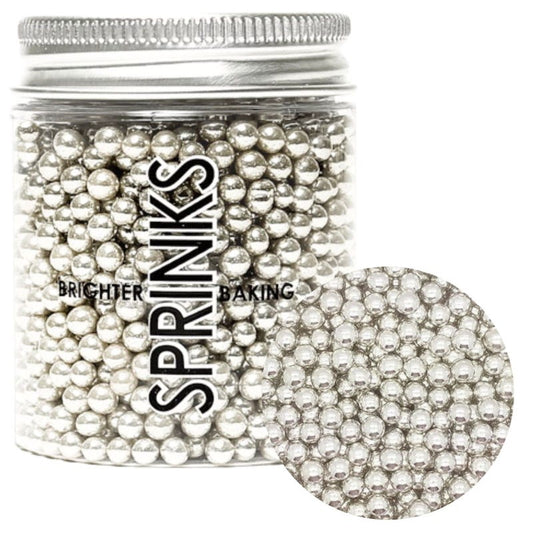 Sprinks Silver Cachous 4mm (85g)