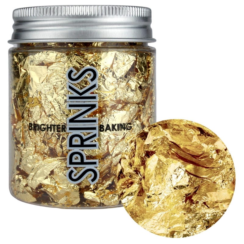 Sprinks Gold Leaf Flakes (2g)