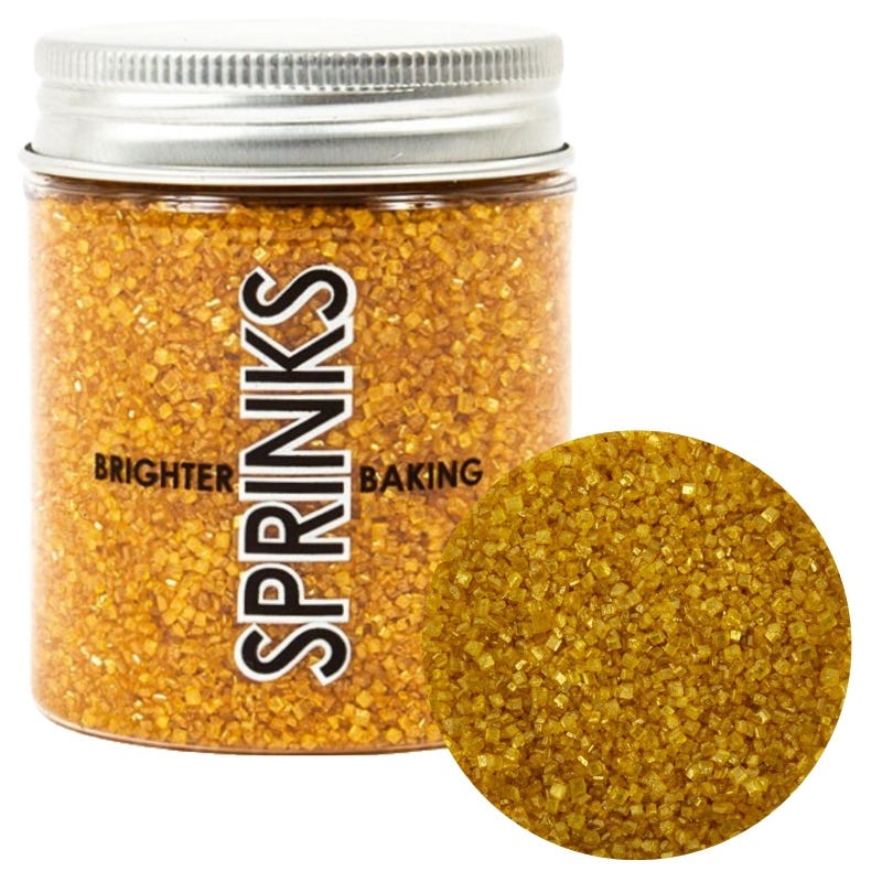 Sprinks Antique Gold Sanding Sugar (85g)