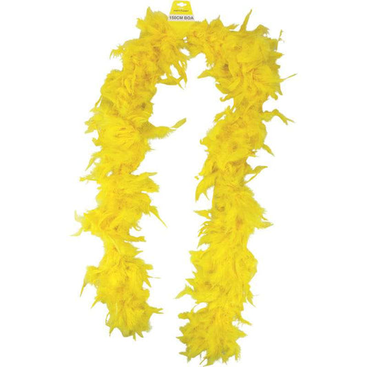 Yellow Feather Boa