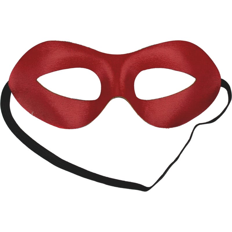 Shiny Red Masquerade Mask