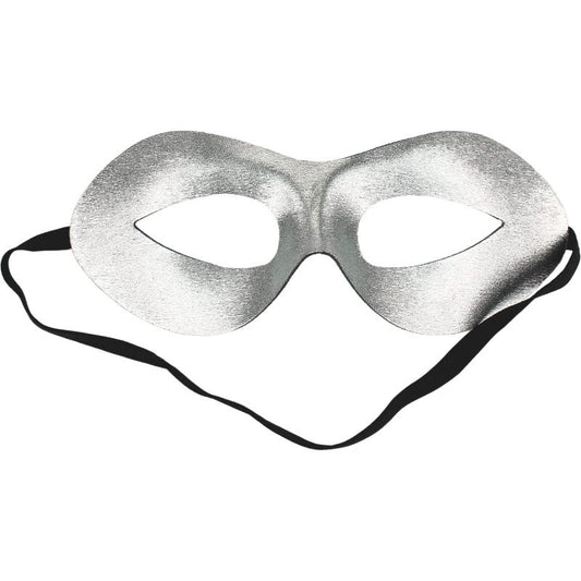 Metallic Silver Masquerade Mask