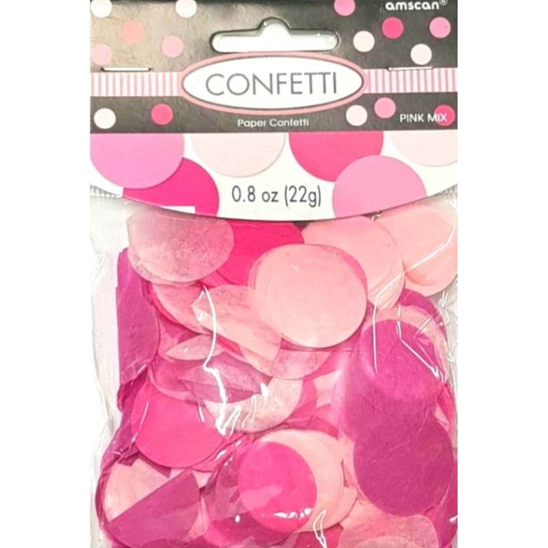 Pink Tissue Paper Dot Confetti