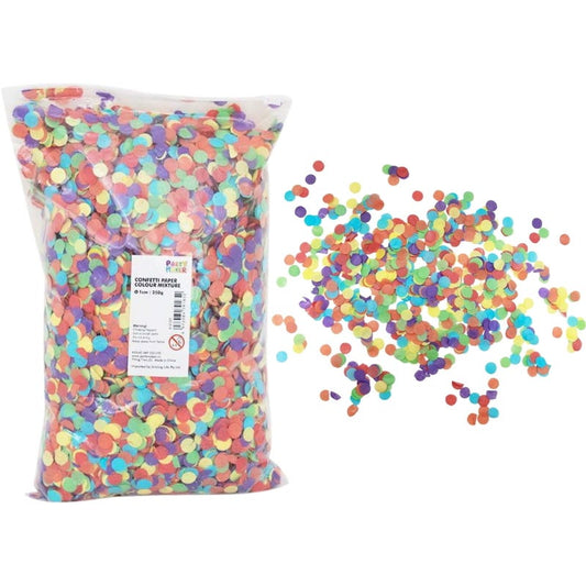 Multi Coloured Tissue Confetti 1cm (Bulk Pack of 250g)