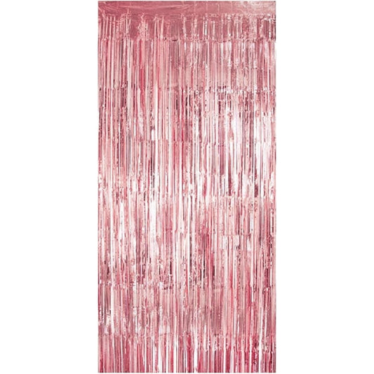 Metallic Rose Gold Foil Backdrop Curtain 100cm x 200cm