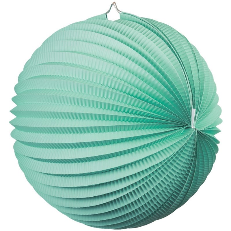 Mint Green Accordion Paper Lantern 35cm