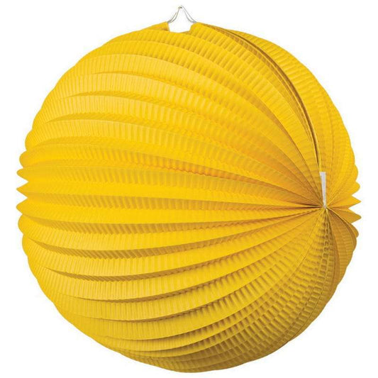 Yellow Accordion Paper Lantern 35cm