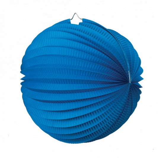 Royal Blue Accordion Paper Lantern 25cm