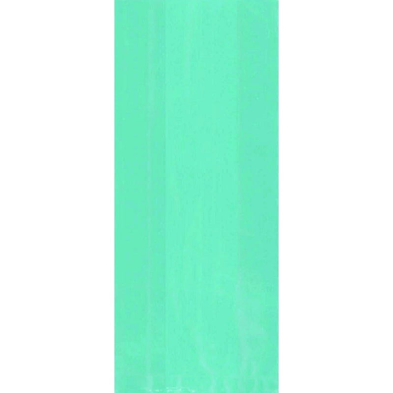 Mint Green Plastic Lolly/Treat Bags (Pack of 25)