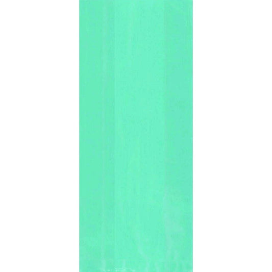 Mint Green Plastic Lolly/Treat Bags (Pack of 25)