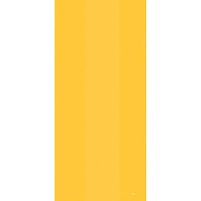 Yellow Plastic Lolly/Treat Bags (Pack of 25)