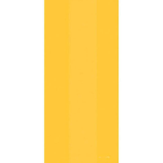 Yellow Plastic Lolly/Treat Bags (Pack of 25)