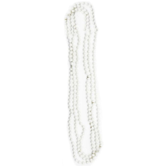 Neon White Bead Necklaces (Pack of 3)