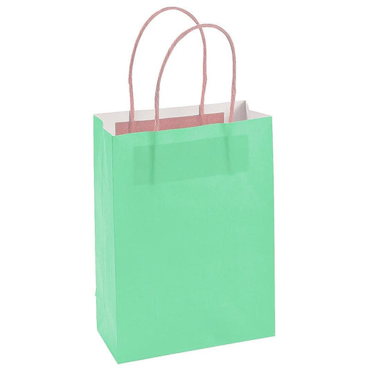 Mint Green Paper Favour Bags (Pack of 12)