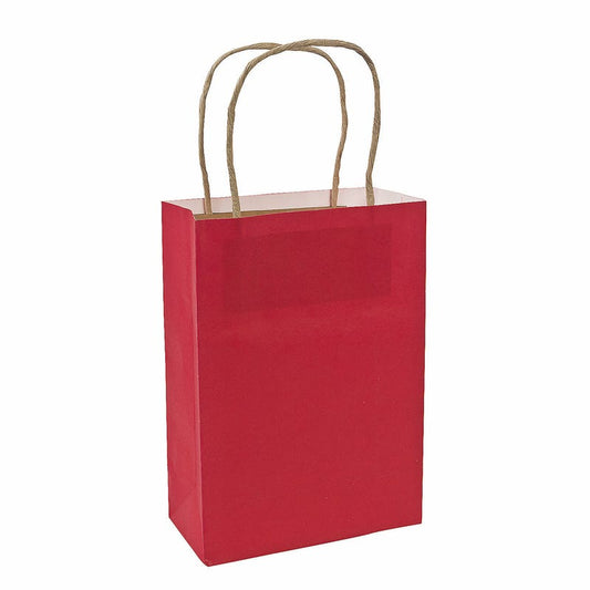 Red Paper Favour Bags (Pack of 12)