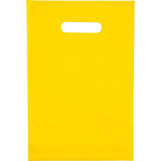 Yellow Plastic Lolly/Treat Bags (Pack of 50)