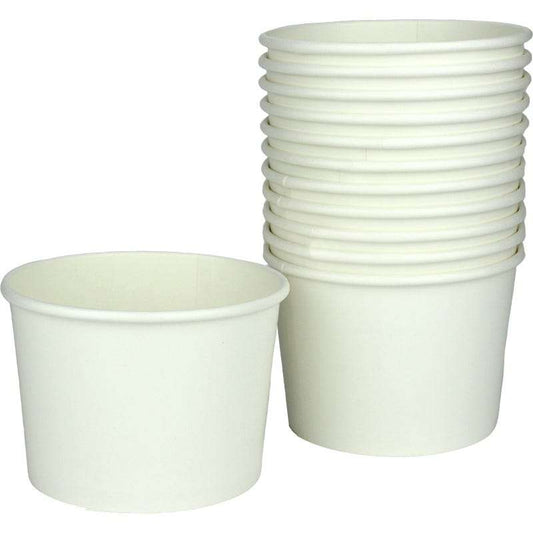 White Paper Treat Cups (Pack of 12)