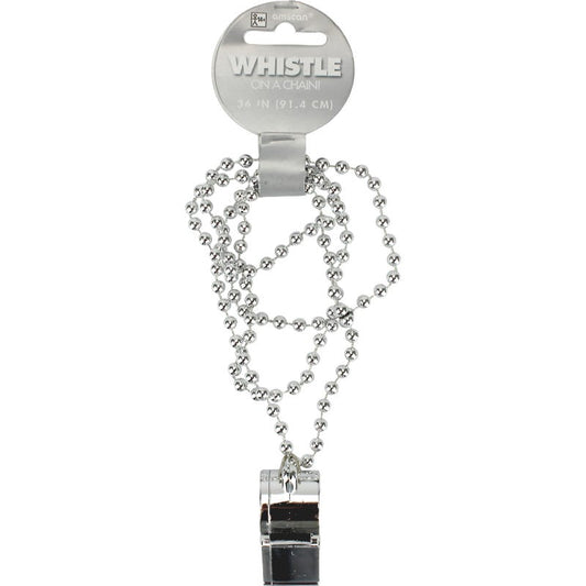 Silver Necklace Whistle