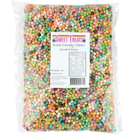 Mixed Rock Candy Chews (1kg Bag)