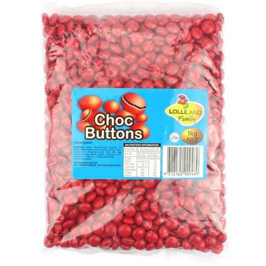 Red Choc Buttons (1kg)