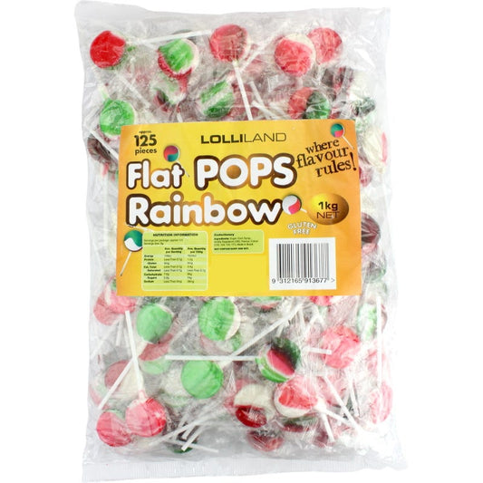 Christmas Flat Lollipops (1kg)