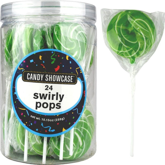 Green Swirl Pops (Pack of 24)