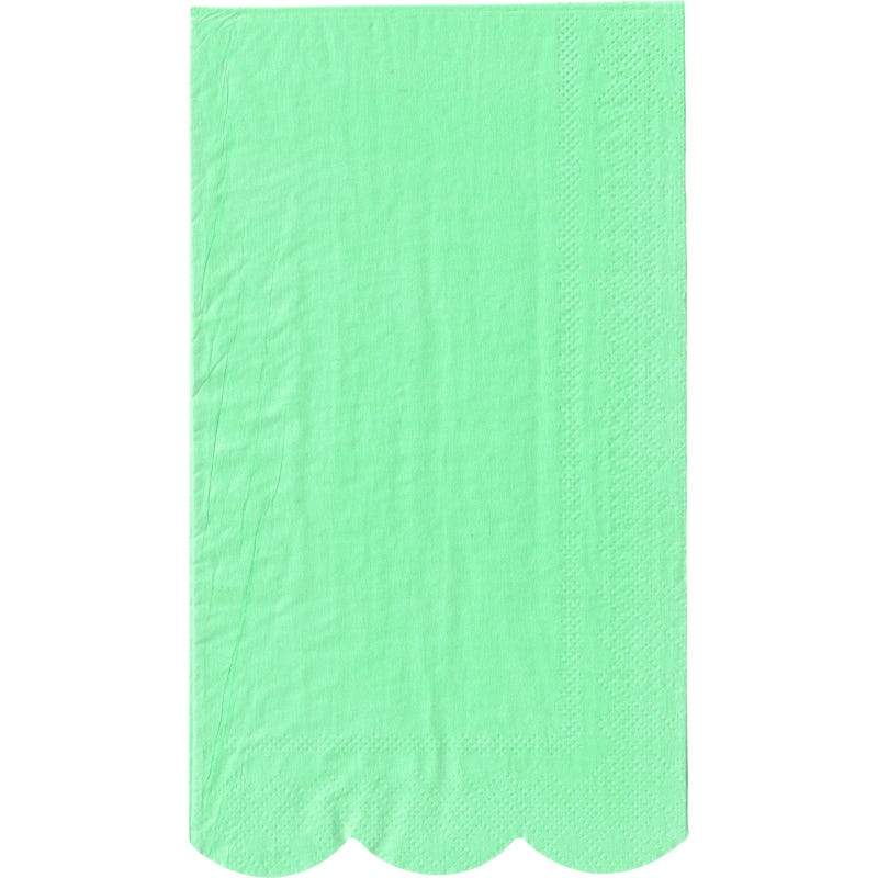 Neon Mint Large Napkins / Serviettes (Pack of 15)