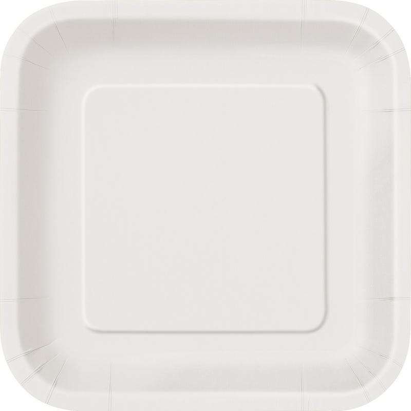 White Large Paper Plates (Pack of 14)